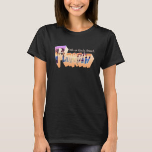 Camiseta Indian Rocks Beach Retro Sunset Vacing (Flórida de