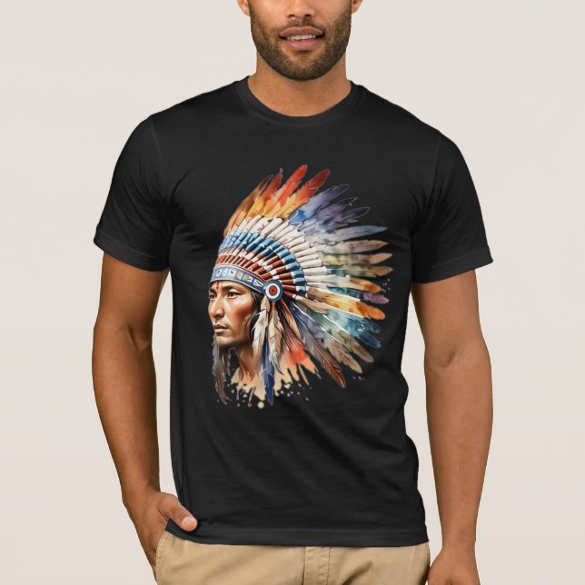 Camiseta indiana americana (Frente)