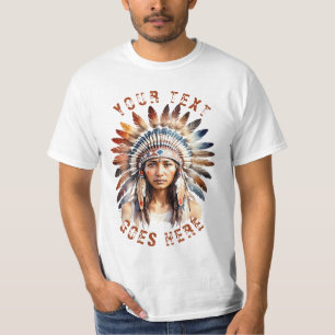 Camiseta indiana americana