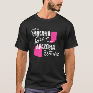 Camiseta Indiana Apenas uma garota Indiana em uma Arizona