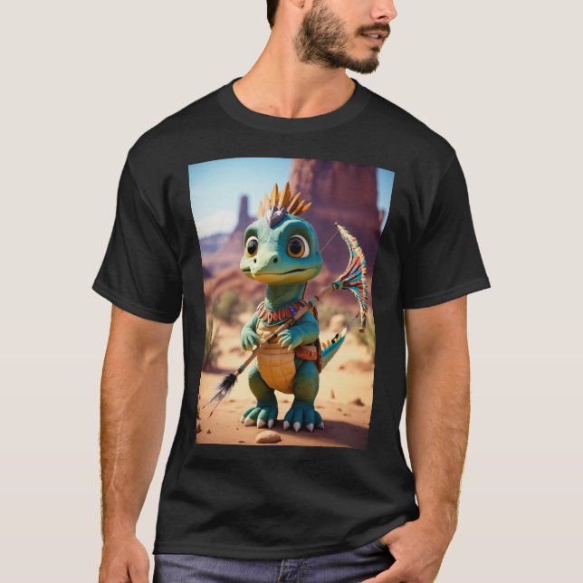 Camiseta Indiana Dino Explorer Tee Adventure inicia (Frente)