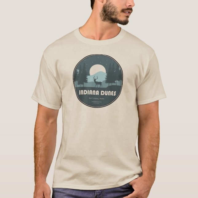 Camiseta Indiana Dunes National Park Deer (Frente)