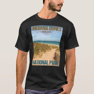 Camiseta Indiana Dunes National Park Poster Design