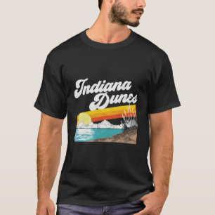 Camiseta Indiana Dunes National Park Retro Vintage Anos 80
