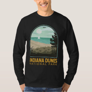 Camiseta Indiana Dunes National Park Vintage Emblem