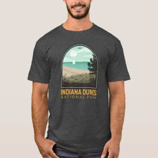 Camiseta Indiana Dunes National Park Vintage Emblem