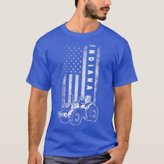 Camiseta Indiana Farmer Pride Patriotic Indiana Farmer