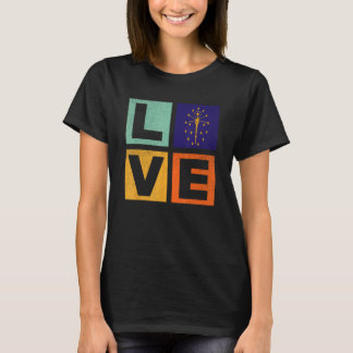 Camiseta Indiana Flag Love Indiana