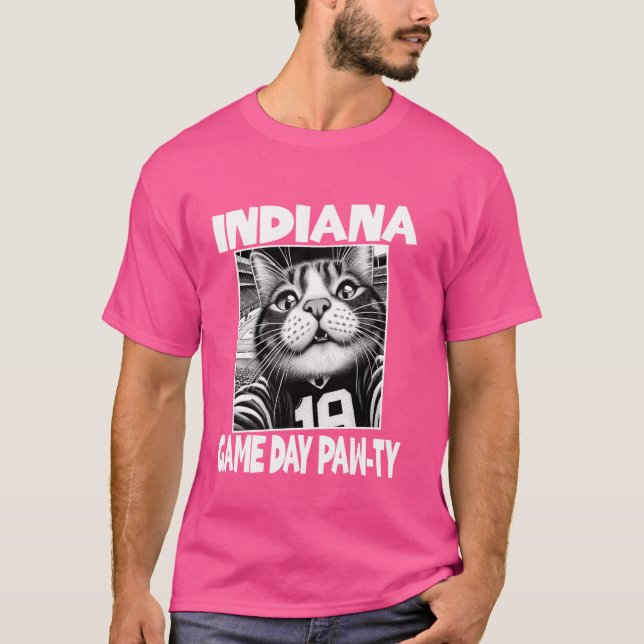 Camiseta Indiana Game Day Party Engraçado Home State Indian (Frente)