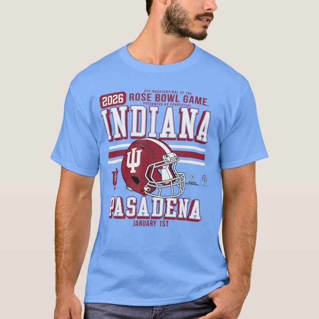 Camiseta Indiana Hoosiers Rose Bowl 20252026 CFP Quarterfin (Frente)