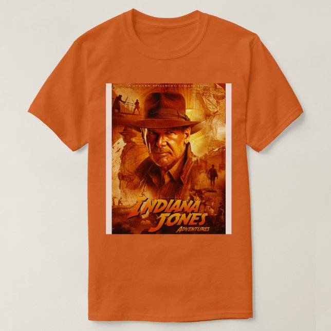Camiseta Indiana Jones TShirt 12 (Frente do Design)