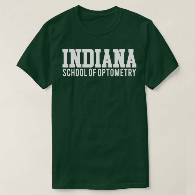 Camiseta Indiana School of Optometry 1 (Frente do Design)