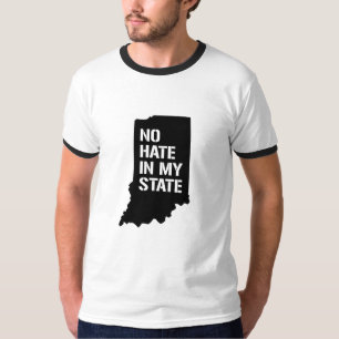 Camiseta Indiana: Sem Ódio No Meu Estado