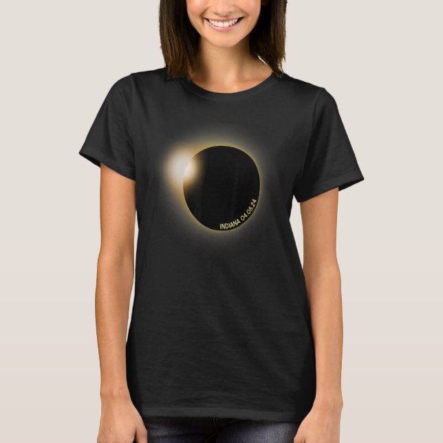 Camiseta Indiana Solar Eclipse 2024 for Astronomy   (Frente)