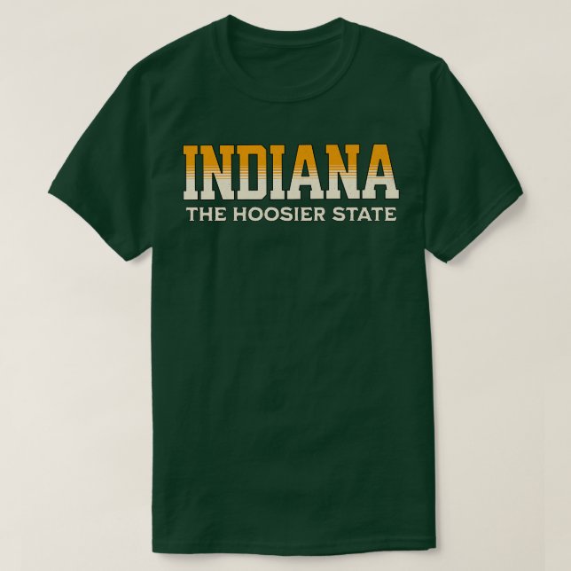 Camiseta Indiana The Hoosier State (Frente do Design)