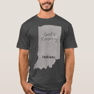 Camiseta Indiana Tshirt Indiana é o País de Deus Indiana Te
