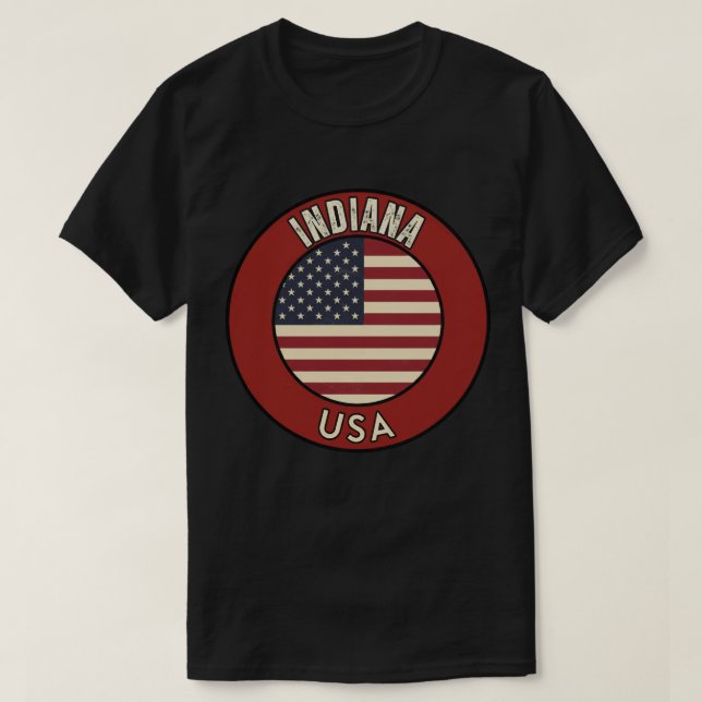 Camiseta Indiana United States of America  (Frente do Design)