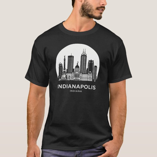 Camiseta Indianapolis City Indiana (Frente)