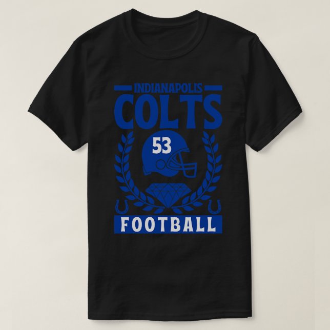 Camiseta Indianápolis Colts 1953 Americano (Frente do Design)