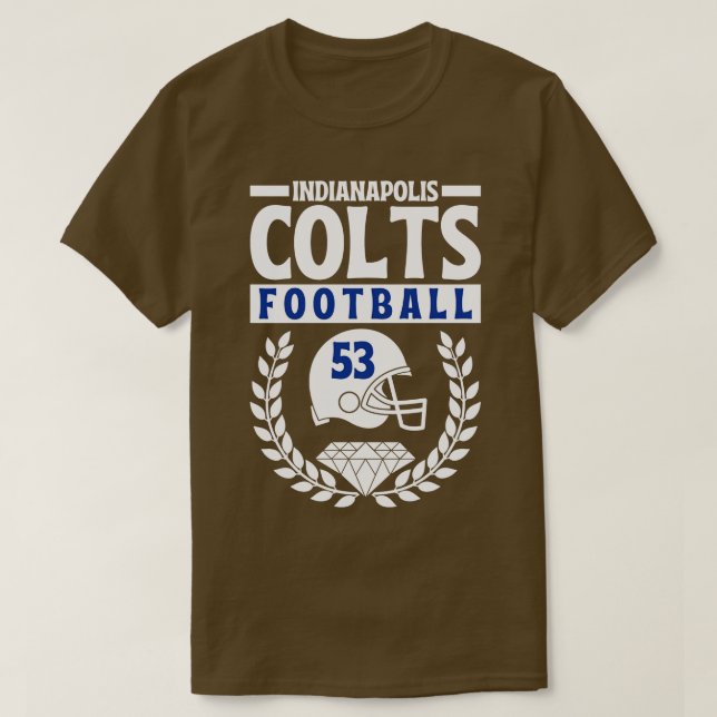 Camiseta Indianápolis Colts 1953 Americano 1 (Frente do Design)