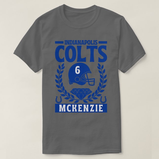 Camiseta Indianápolis Colts McKenzie 6 Americano (Frente do Design)