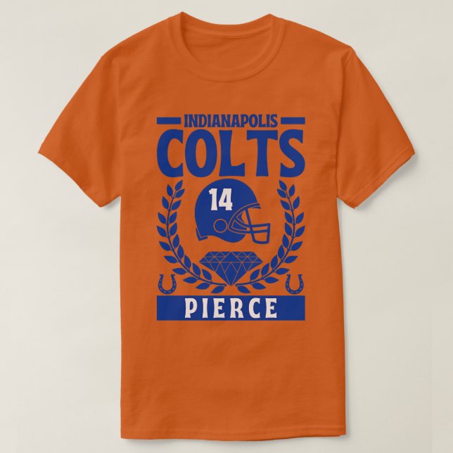 Camiseta Indianápolis Colts Pierce 14 Americano (Frente do Design)