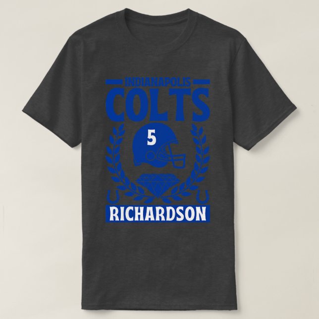 Camiseta Indianapolis Colts Richardson 5 americano (Frente do Design)