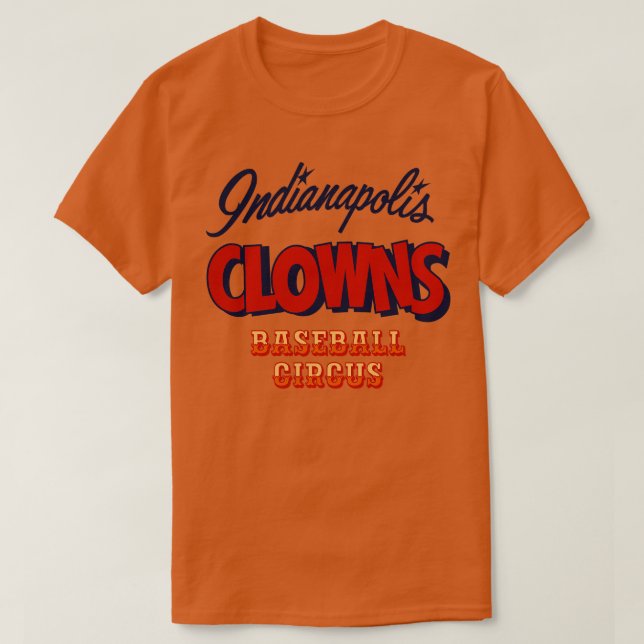 Camiseta Indianápolis Defunta Faz Palhaços De Beisebol (Frente do Design)