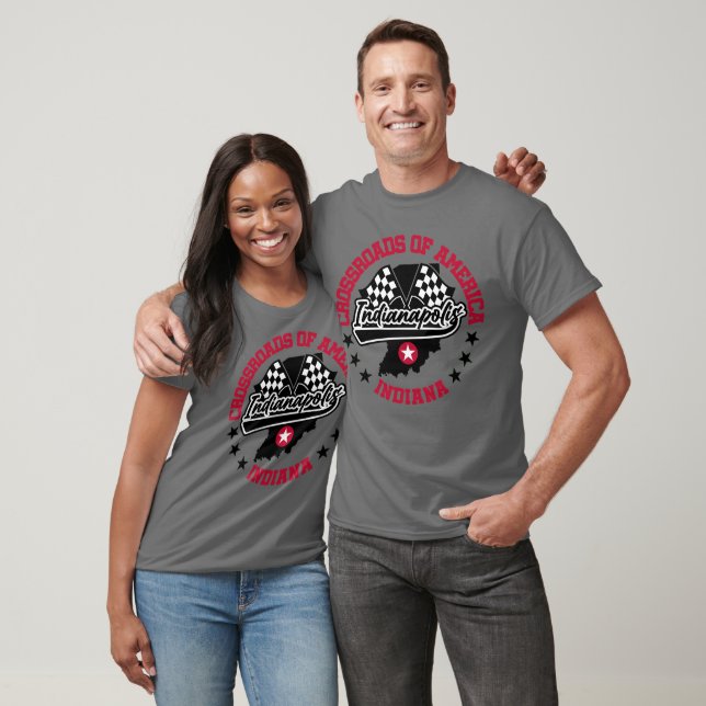 Camiseta Indianápolis,Indiana (Unissex)