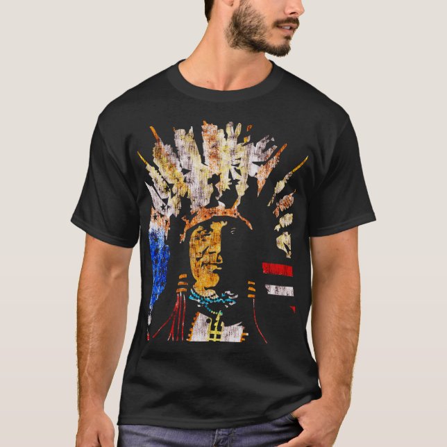 Camiseta Indiano americano (Frente)