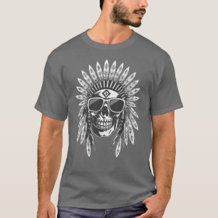 Camiseta Indiano Chefe Indígena Americana Indígena