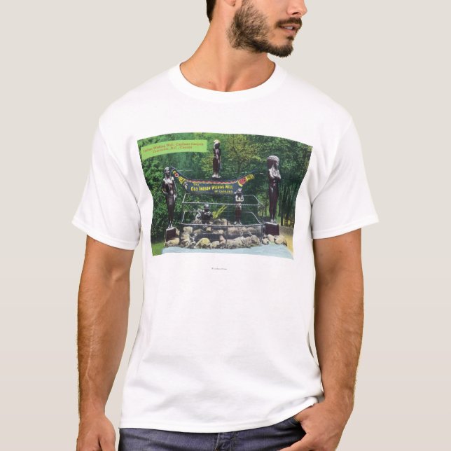 Camiseta Indiano da garganta de Capilano que deseja a vista (Frente)