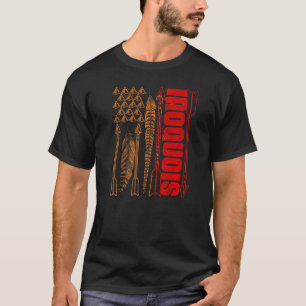 Camiseta Indiano Indiano Indígeno do Orgulho Nativo Iroquoi