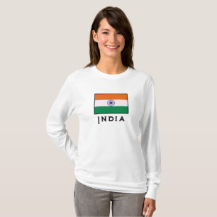 Camiseta Indiano Tricolor Tiranga Flag