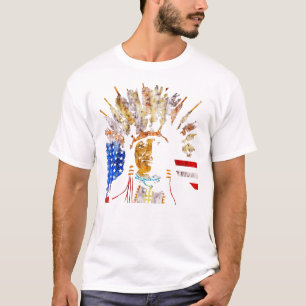 Camiseta Indianos americanos - orgulho nativo