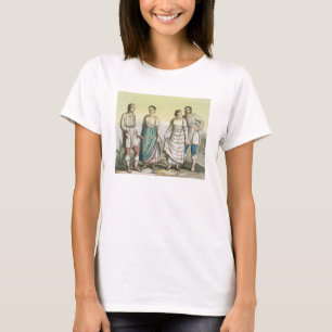 Camiseta Indianos de Michoacan no traje tradicional, Méxic