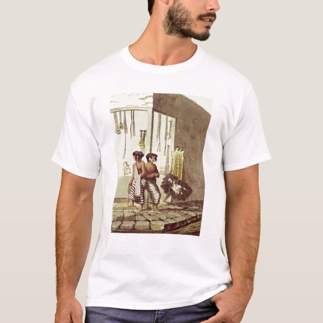 Camiseta Indianos do Pampa em uma loja no mercado indiano (Frente)