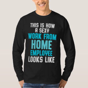 Camiseta Indicador de Trabalho Remoto para Funcionários que