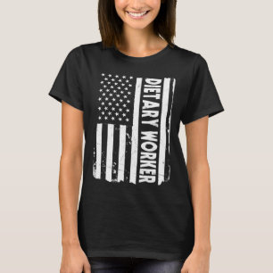 Camiseta Indicador do American Dietary Worker USA