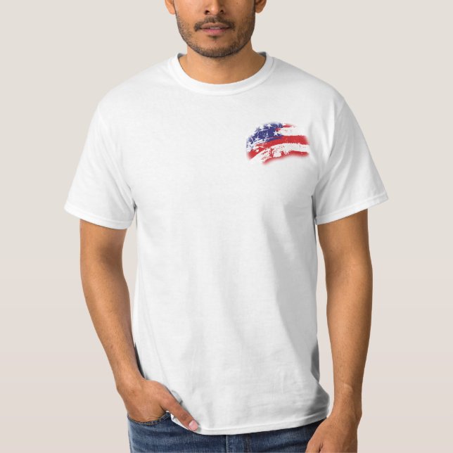 Camiseta Indicador EUA - Especial de Orçamento de Valor Esp (Frente)