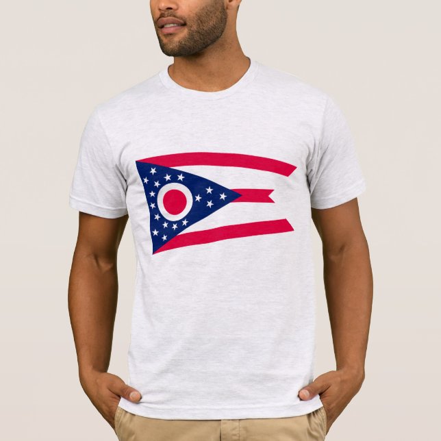 Camiseta Indicador Ohio: A faixa do Estado de Buckeye (Frente)