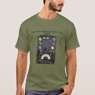 Camiseta Indicativo de chamada rádio WWII do T1154 R1155 La