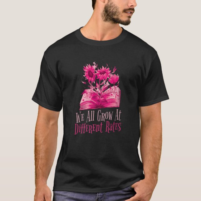 Camiseta Índice De Crescimento Todos Crescemos A Taxas Dife (Frente)