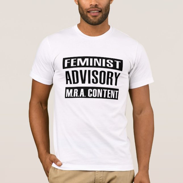 Camiseta Índice feminista do Advisory MRA (Frente)
