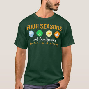 Camiseta Índice Gráfico de Paisagem Total de Quatro Épocas