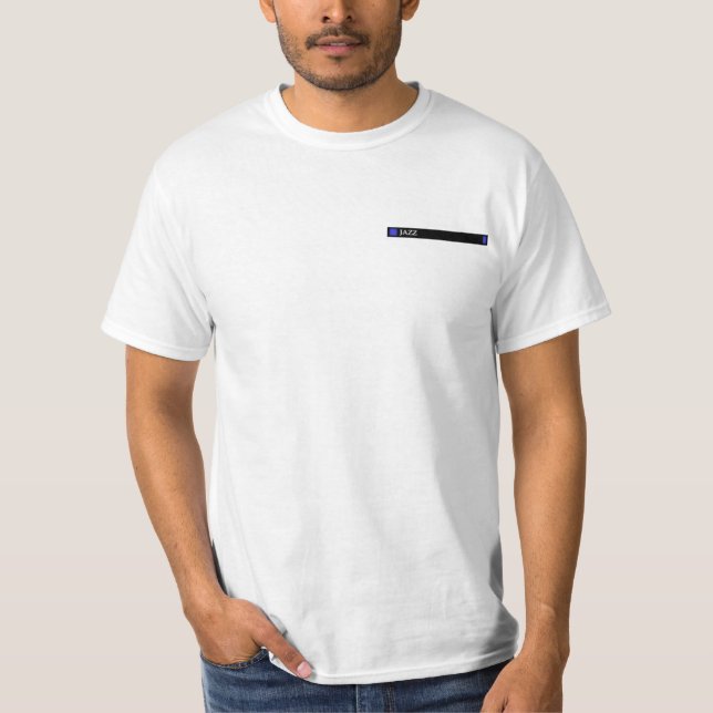 Camiseta Índice "JAZZ " da categoria (Frente)