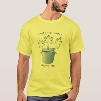 Camiseta Índices sob o T da pressão