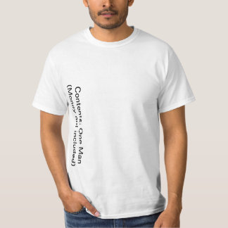 Camiseta Índices: Um homem