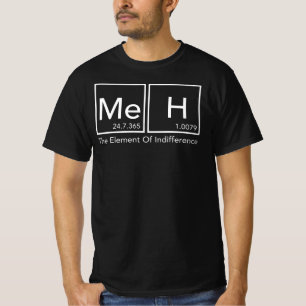 Camiseta Indiferença De Elemento Não-Comum De Definição