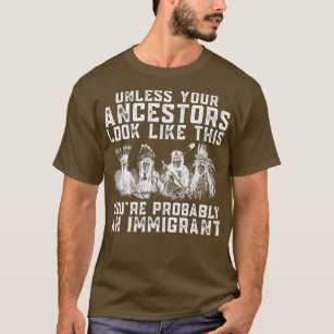 Camiseta Indígena Americana Provavelmente É Um Indígena Imi